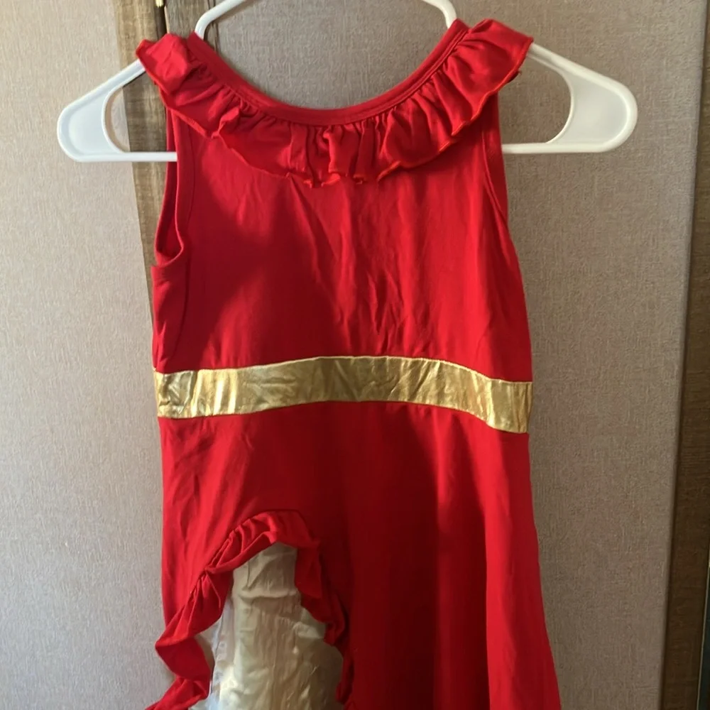 Lilytots Red and Gold Kids dress 12
